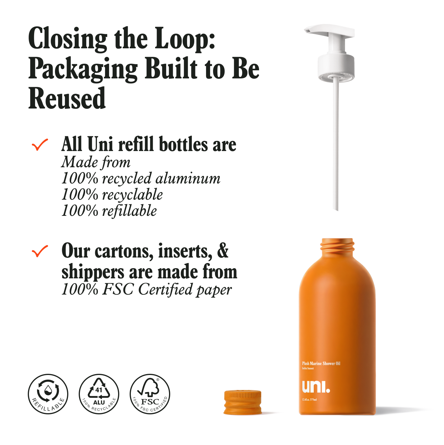 Plush Marine Shower Oil Refill